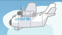 unicef airplane