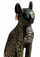 Egyptian cat statue